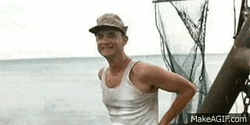 Tom Hanks At The Middle Of The Sea GIF