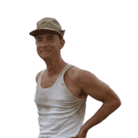Tom Hanks Doing Hello Wave From Afar Without Background GIF