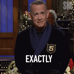 Tom Hanks Exactly GIF
