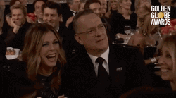 Tom Hanks Golden Globe Awards GIF
