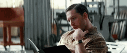Tom Hardy Reading Book In Inception Movie GIF