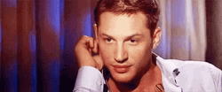 Tom Hardy Staring Winking GIF