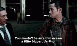 Tom Hardy Talking Joseph Gordon-Levitt In Inception GIF