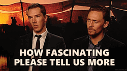 Tom Hiddleston Bored Face GIF