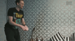 Tom Hiddleston Horse Dance GIF