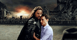 Tom Hiddleston Hugging An Actor GIF