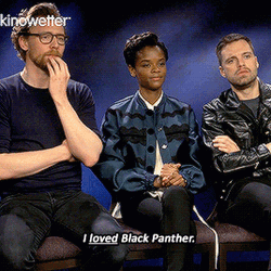 Tom Hiddleston Loves Black Panther GIF