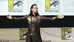 Tom Hiddleston Spreading Arms GIF