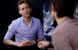 Tom Hiddleston Touching Nose GIF