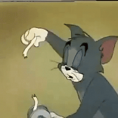 Tom Holding Tape Dispenser GIF