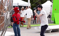 Tom Holland Spider-Man Warming Up GIF