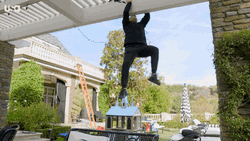 Tom Kerwin Hanging Mishap GIF