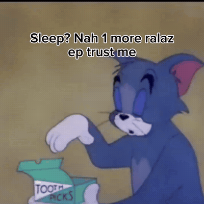 Tom Opening Box Of Toothpicks Sleep Nah 1 More Ralaz Ep Trust Me GIF