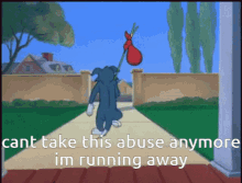 Tom Running Away From Abuse GIF