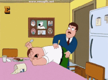Tom Spanking Peter Family Guy GIF
