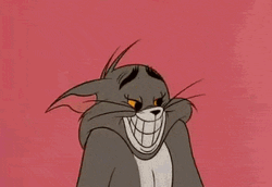 Tom The Cat Guilty Big Smile  GIF