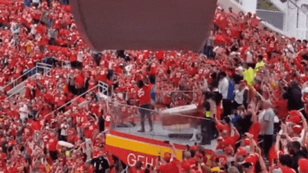 Tomahawk Chop KC Fans Chanting Run It Back GIF