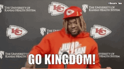 Tomahawk Chop Ronald Jones Go Kingdom GIF