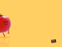 Tomato As Heart Happy Valentines GIF
