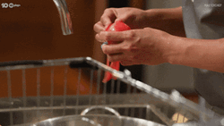 Tomato Peeling With Hands GIF