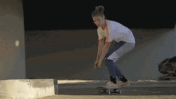 Tomboy Destiny Rogers Solo Skateboarding Stunt GIF