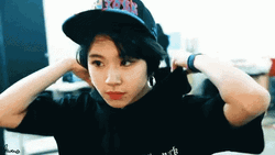 Tomboy Twice Chaeyoung Short Hair GIF