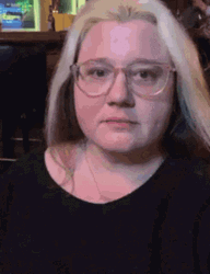Tomboy Woman Wink GIF