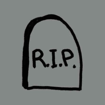 Tombstone Saying Rip GIF