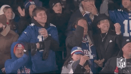 Tommy Devito Dad And Fans Celebratory Gesture GIF