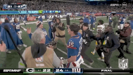 Tommy Devito Embracing New York Giants Coach GIF