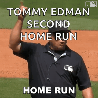 Tommy Edman Second Home Run GIF