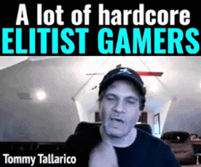 Tommy Tallarico Hardcore Elitist Gamer GIF