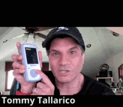Tommy Tallarico Holding Cell Phone GIF