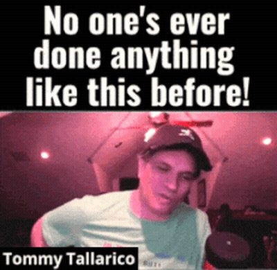 Tommy Tallarico No One's Ever Done Anything Like This Before GIF