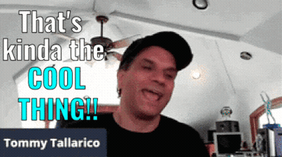 Tommy Tallarico Says That's Kinda The Cool Thing On A Video GIF