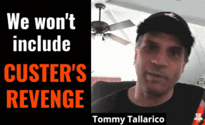 Tommy Tallarico Talking About Custer's Revenge GIF