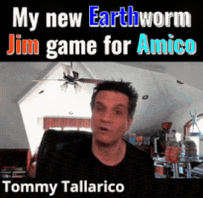 Tommy Tallarico Talking About Earthworm Jim For Amico GIF