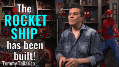 Tommy Tallarico Talks About Rocket Ship GIF