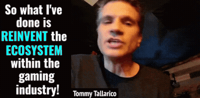 Tommy Tallarico Working 20 Hours A Day 7 Days A Week GIF