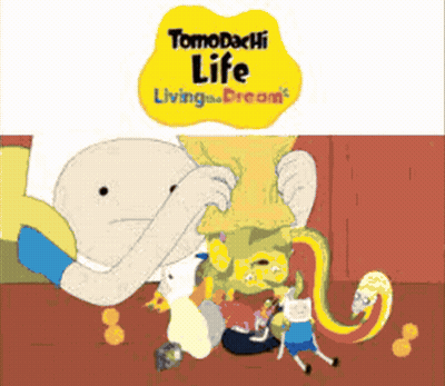 Tomodachi Life Cartoon Characters Poster GIF