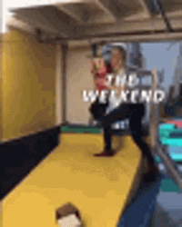 Tomorrow Is Monday Kid Zip Line  GIF