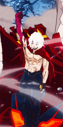 Tomura Shigaraki Fiery Background GIF