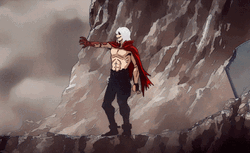 Tomura Shigaraki Flying Away GIF