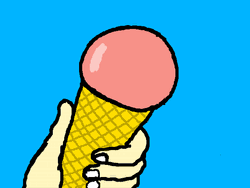 Tongue Ice Cream Licking Animation GIF