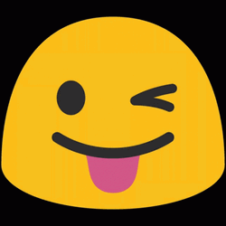 Tongue Out Emoji No U GIF