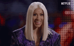 Tongue Out Teasing Playful Cardi B GIF