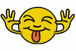 Tongue Out Teasing Playful Childish Emoji GIF
