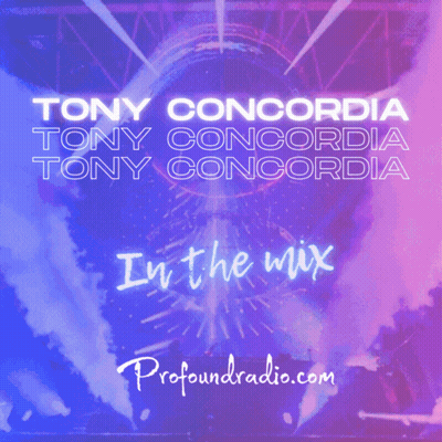 Tony Concordia In The Mix Show Poster GIF