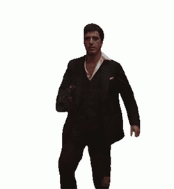 Tony Gunn Say Hello To My Little Friend GIF