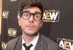 Tony Khan Talking Nepotism GIF